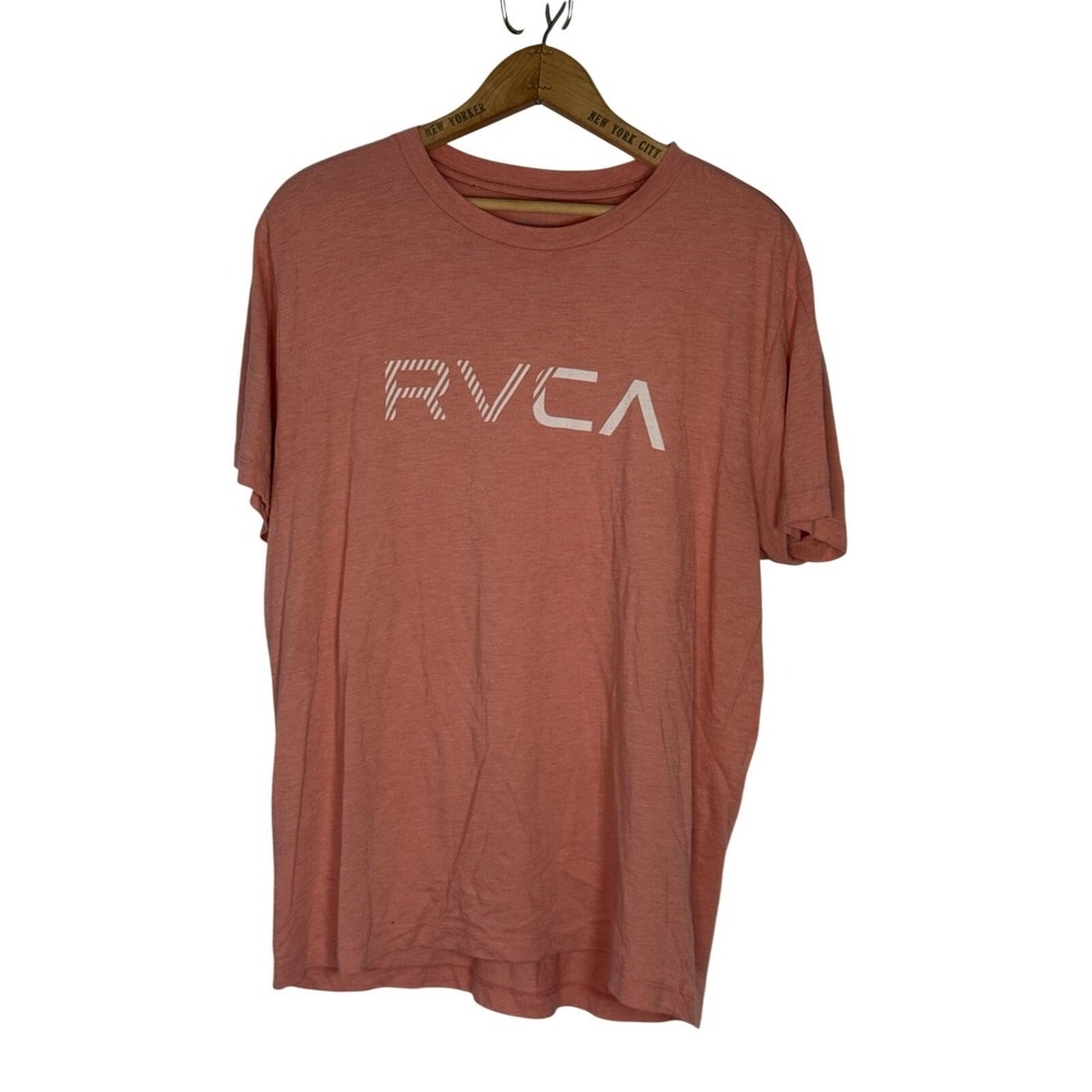 RVCA MENS TEE SHORT SLEEVE T SHIRT SIZE LARGE Slim fit